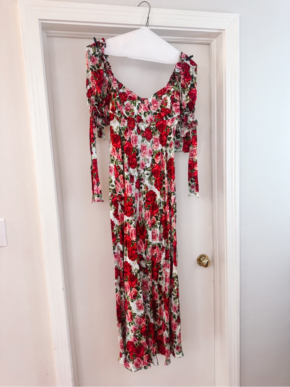 Selkie The Poet Printed Slip Dress - Picture 3 of 4
